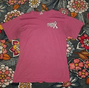 " Cherished Girl " Breast Cancer Awareness Tee